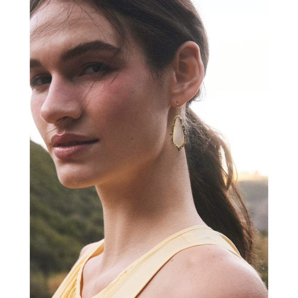 Kendra Scott Adriana Scallop Frame Drop Earrings