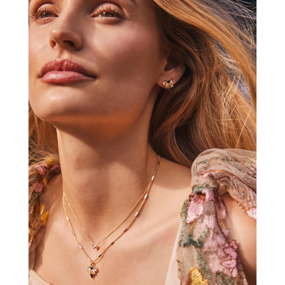 Kendra Scott Bee Short Pendant Necklace
