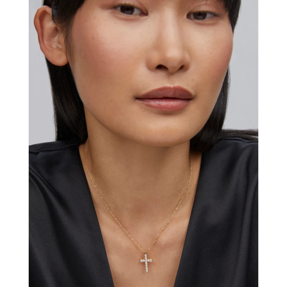 Kendra Scott Cross Crystal Pendant Necklace