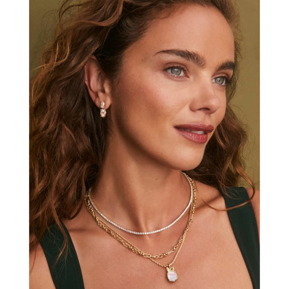 Kendra Scott Gold Daphne Bow Multi Strand Necklace