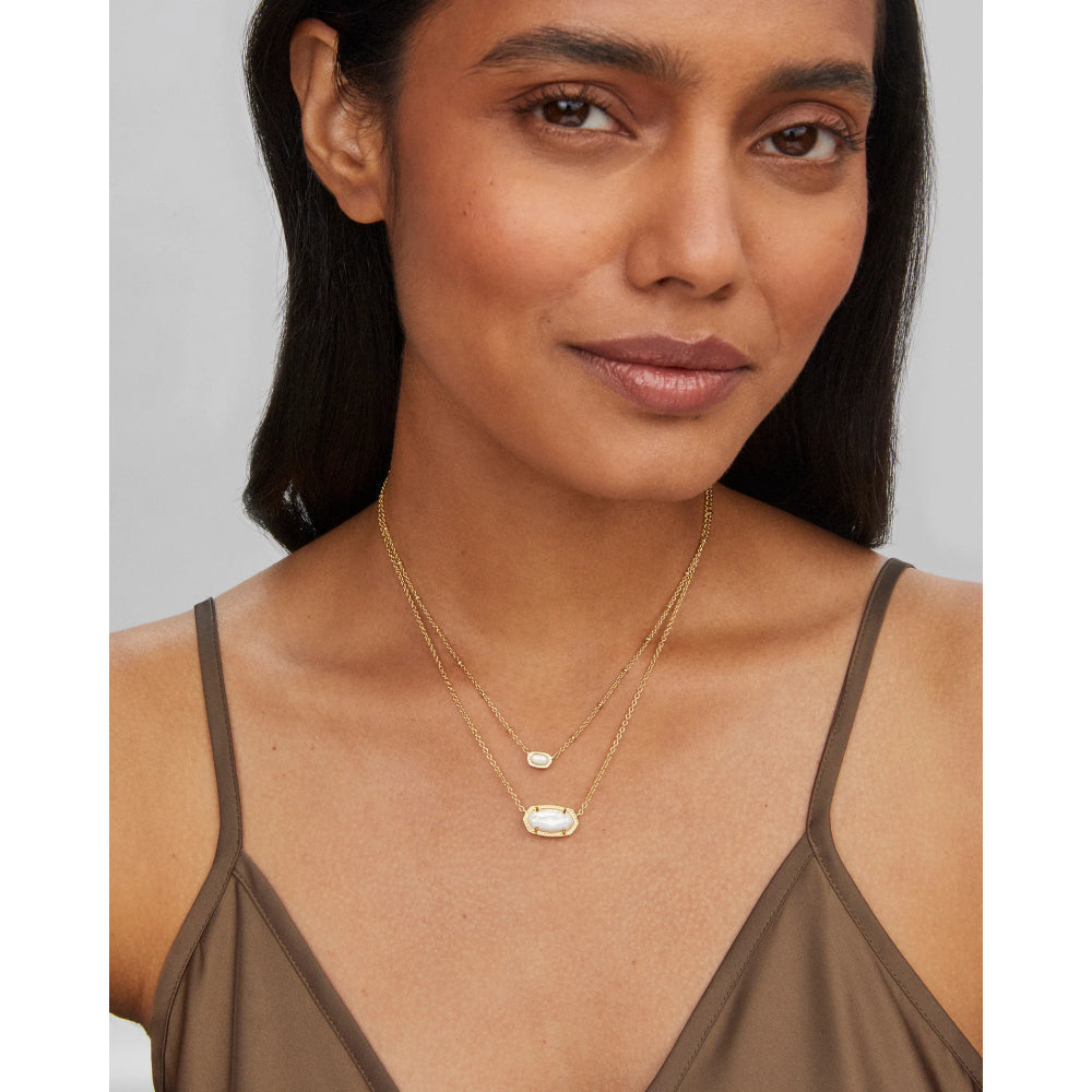 Kendra Scott Elisa Necklace Gift Set - Ivory Mother of Pearl