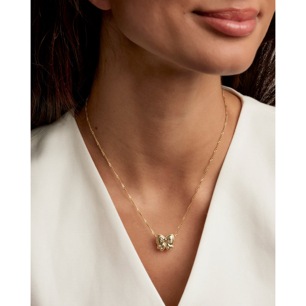 Kendra Scott Haley Bow Short Pendant Necklace