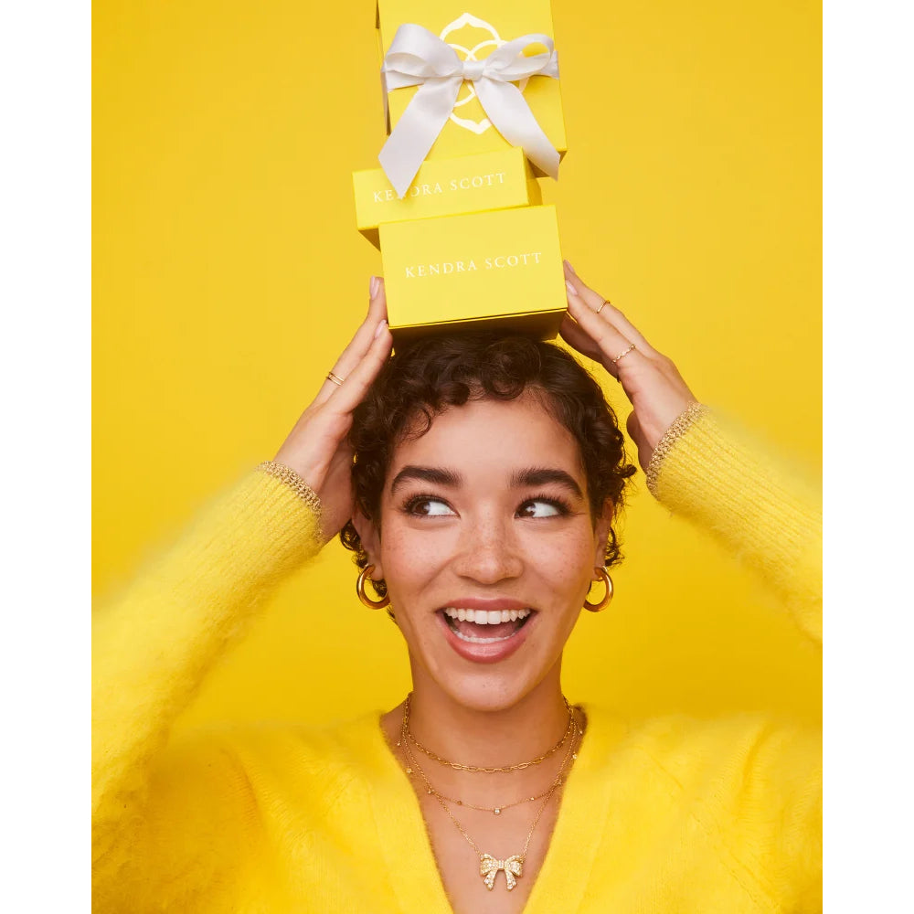 Kendra Scott Krista Bow Short Pendant Necklace