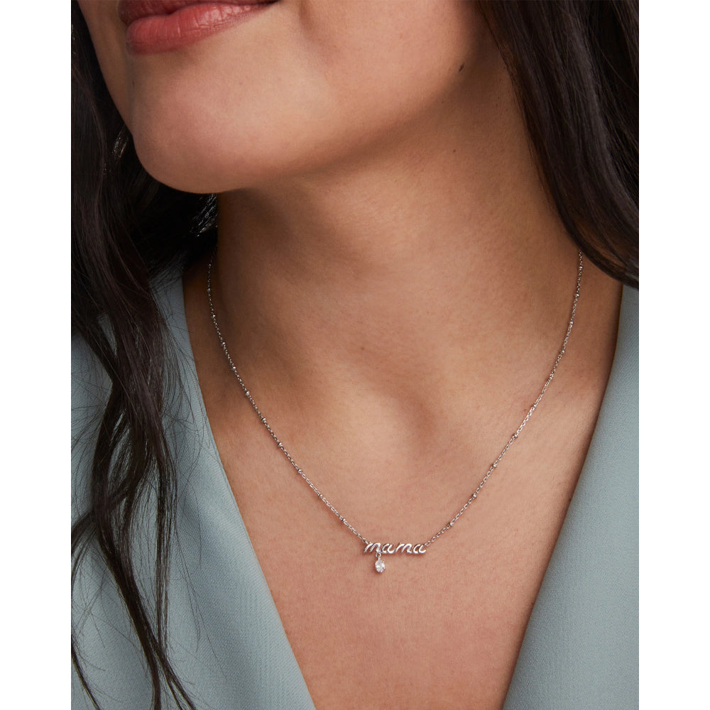 Kendra Scott Mama Crystal Short Pendant Necklace
