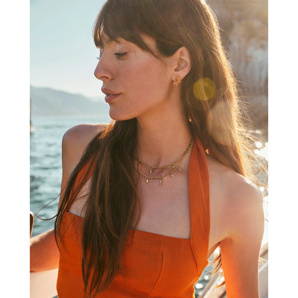 Kendra Scott Gold Samantha Sun Stud Earrings