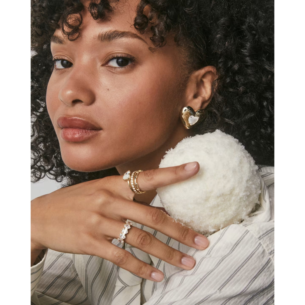 Kendra Scott Sasha Heart Stud Earrings