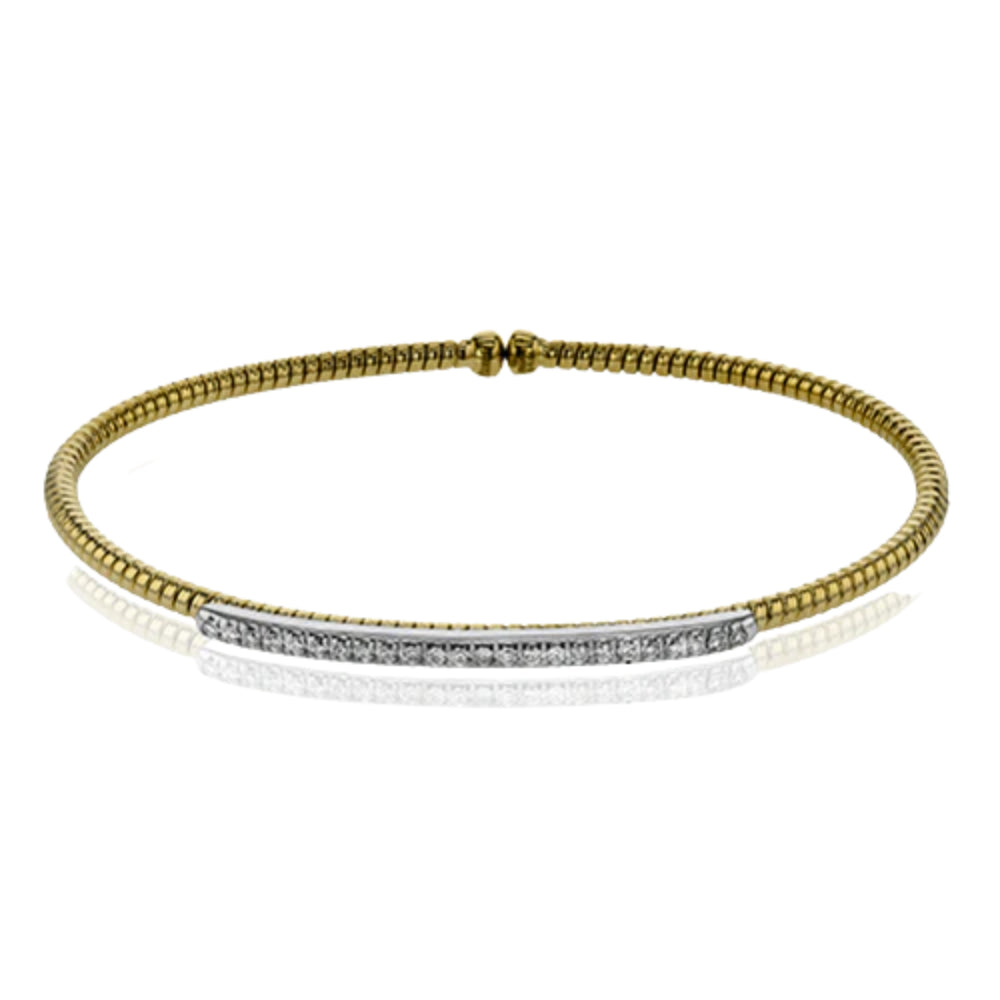 Simon G. 18k Bangle with Diamonds
