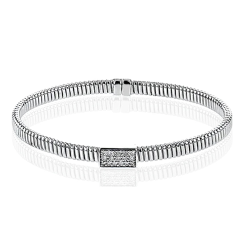 Simon G. 18k White Gold Bracelet with Diamonds