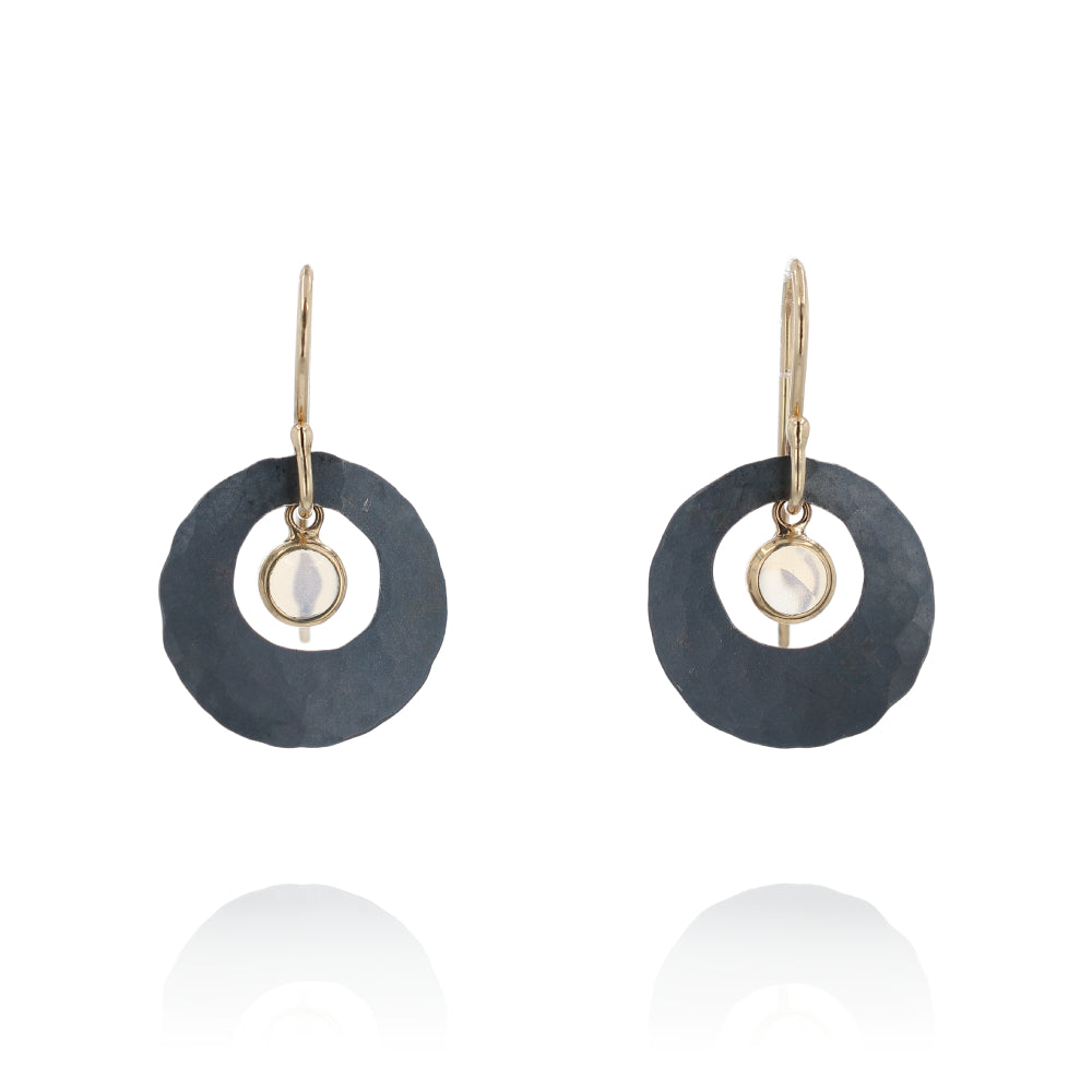 Toby Pomeroy Opal "Lunar Glow" Earrings