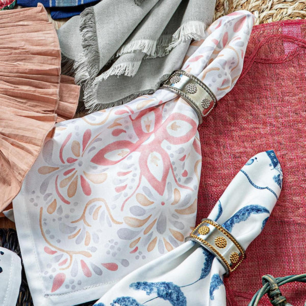 Juliska Berry & Thread Napkin Ring - Silver/Gold