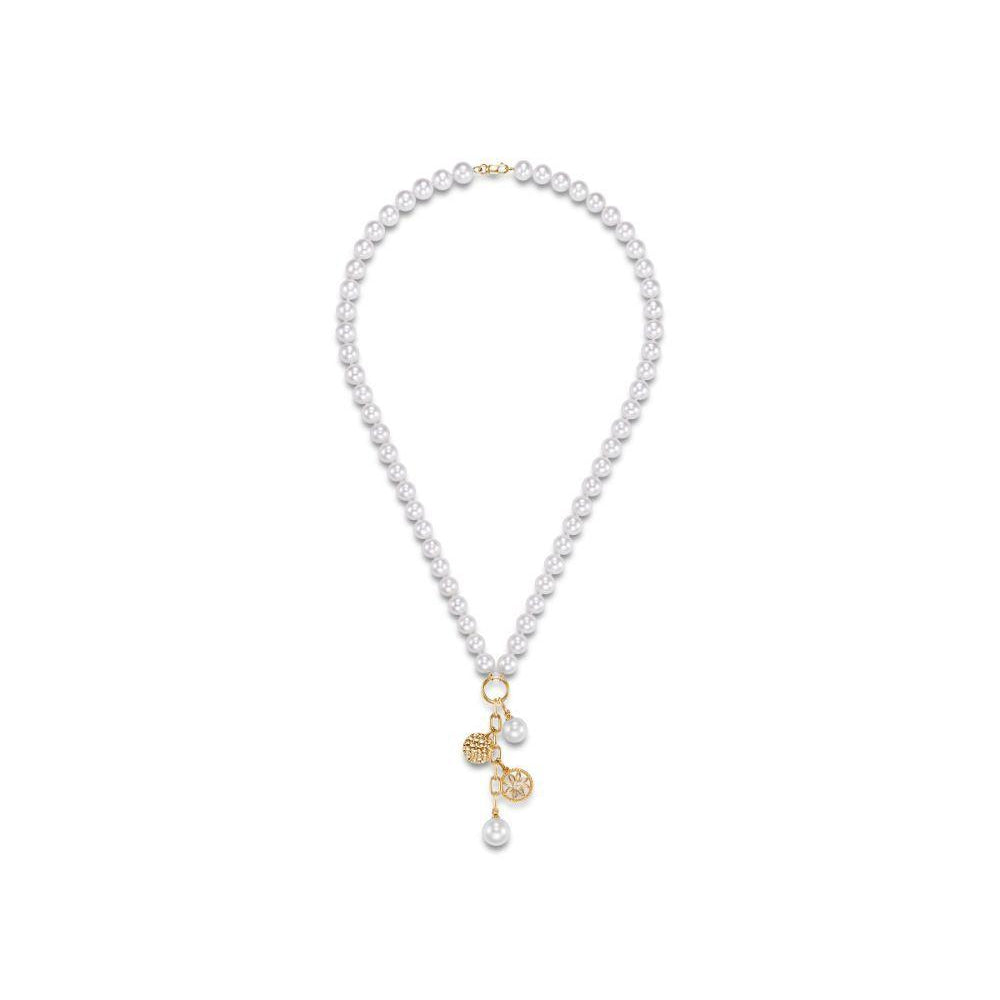Mastoloni 14k Flower Garden Pearl Charm Necklace
