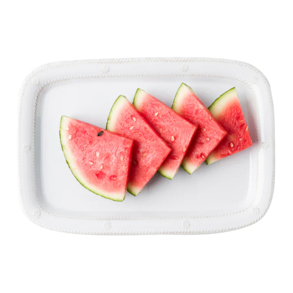 Juliska Berry & Thread Whitewash Melamine 16" Tray