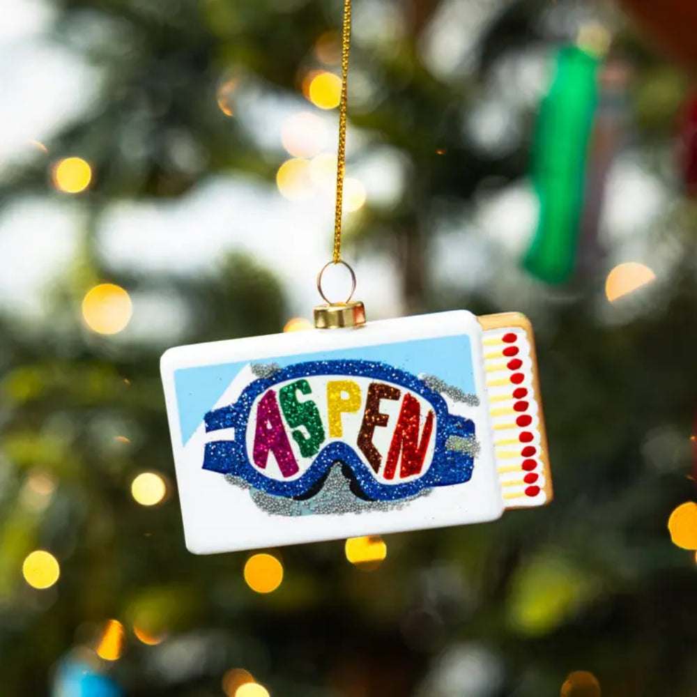 Furbish Studio Matchbook Ornament-Aspen