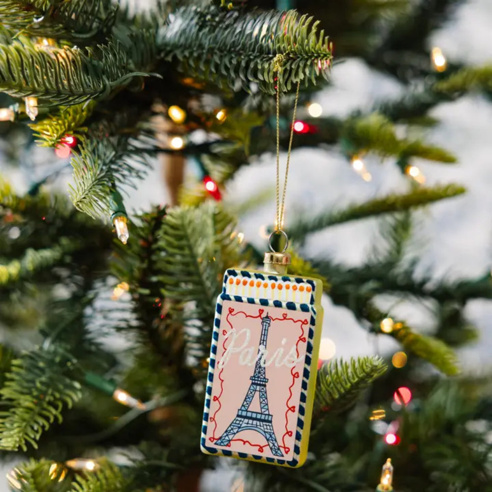 Furbish Studio Matchbook Ornament-Paris