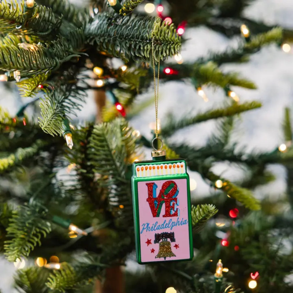 Furbish Studio Matchbook Ornament-Philadelphia