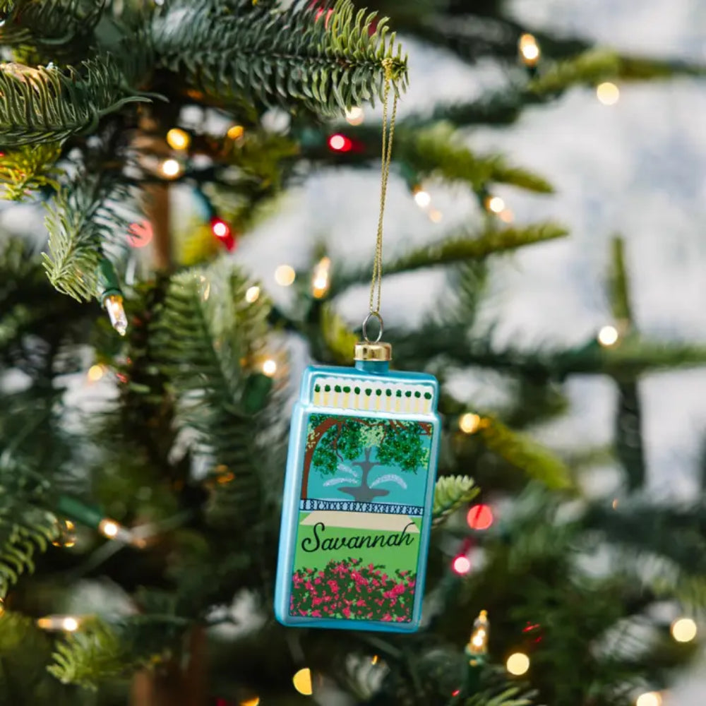 Furbish Studio Matchbook Ornament-Savannah