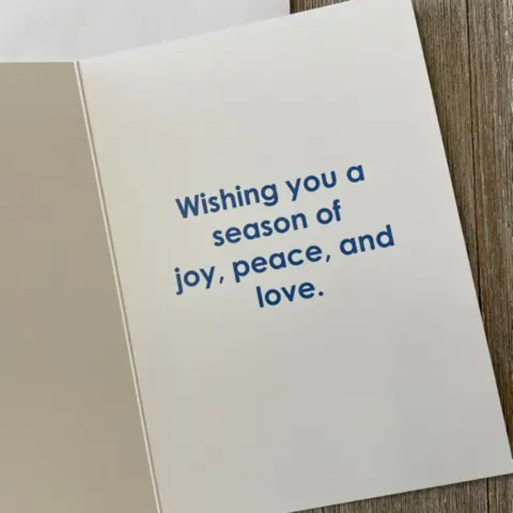 Crab Christmas Tree Christmas card-Maryland Christmas Card