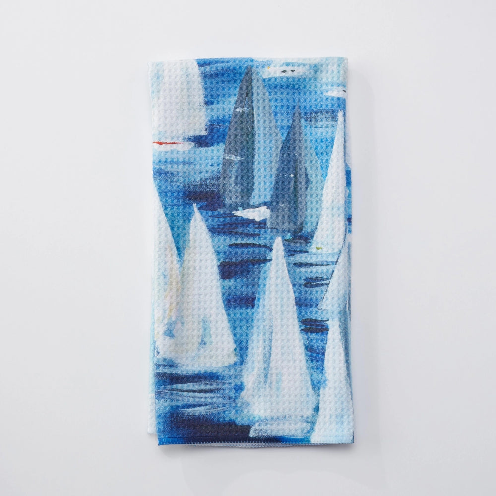 Kim Hovell Tea Towel - Race Day