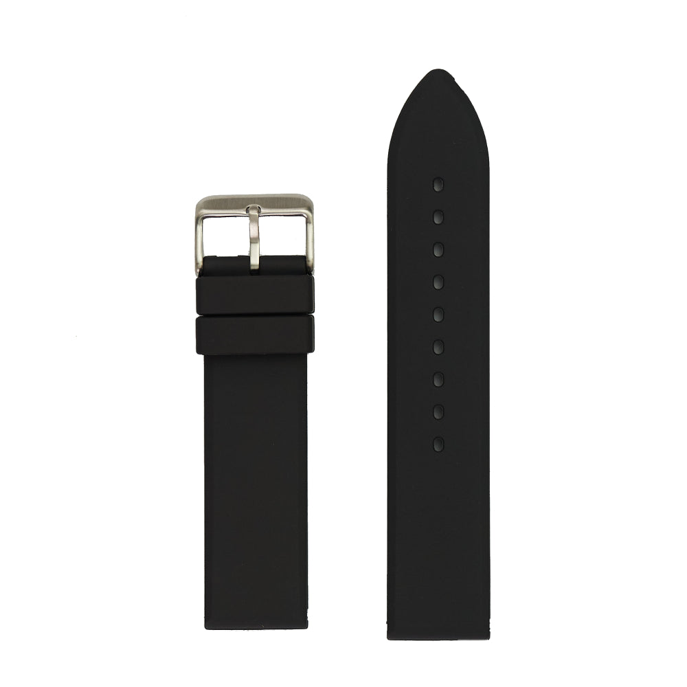 Men's Polyurethane Watch Band - Black
