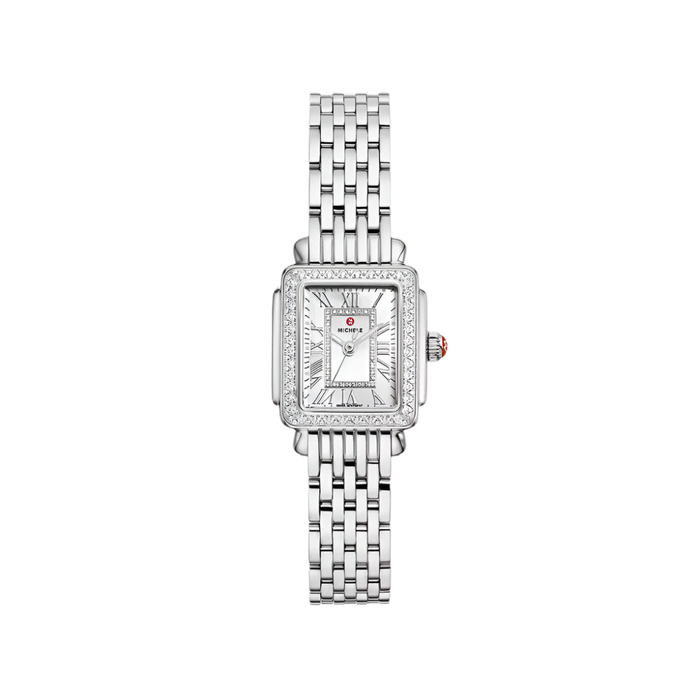 Michele Deco Madison Mini Diamond Stainless Steel Watch – Smyth