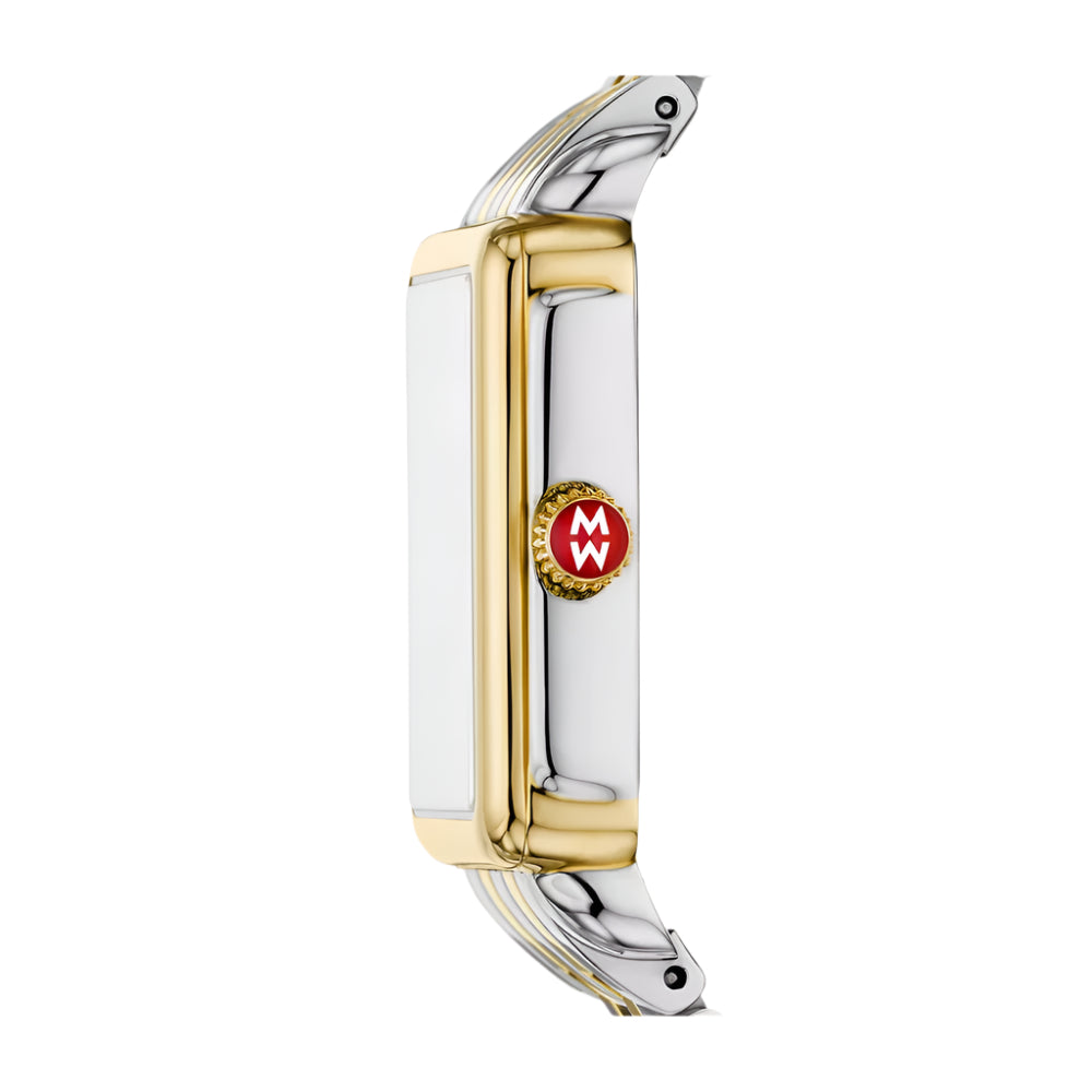 Michele Deco Park Two-Tone 18k Gold Plated Watch