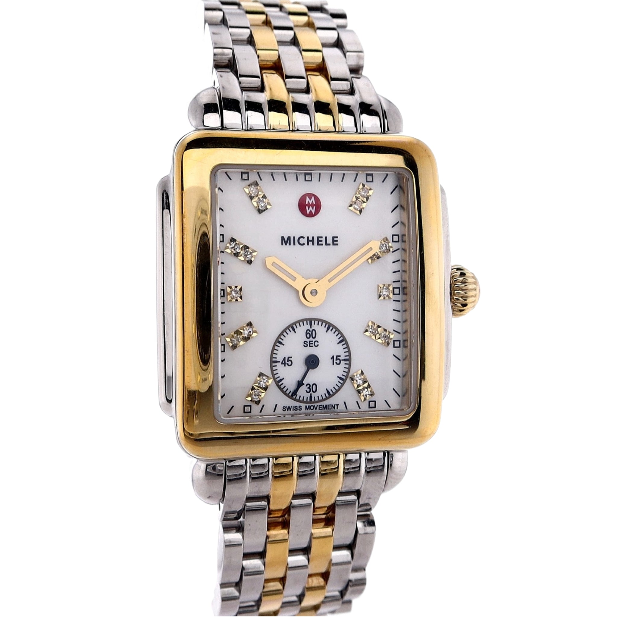 Estate Michele Deco White Mother of Pearl Dial Watch – Smyth Jewelers