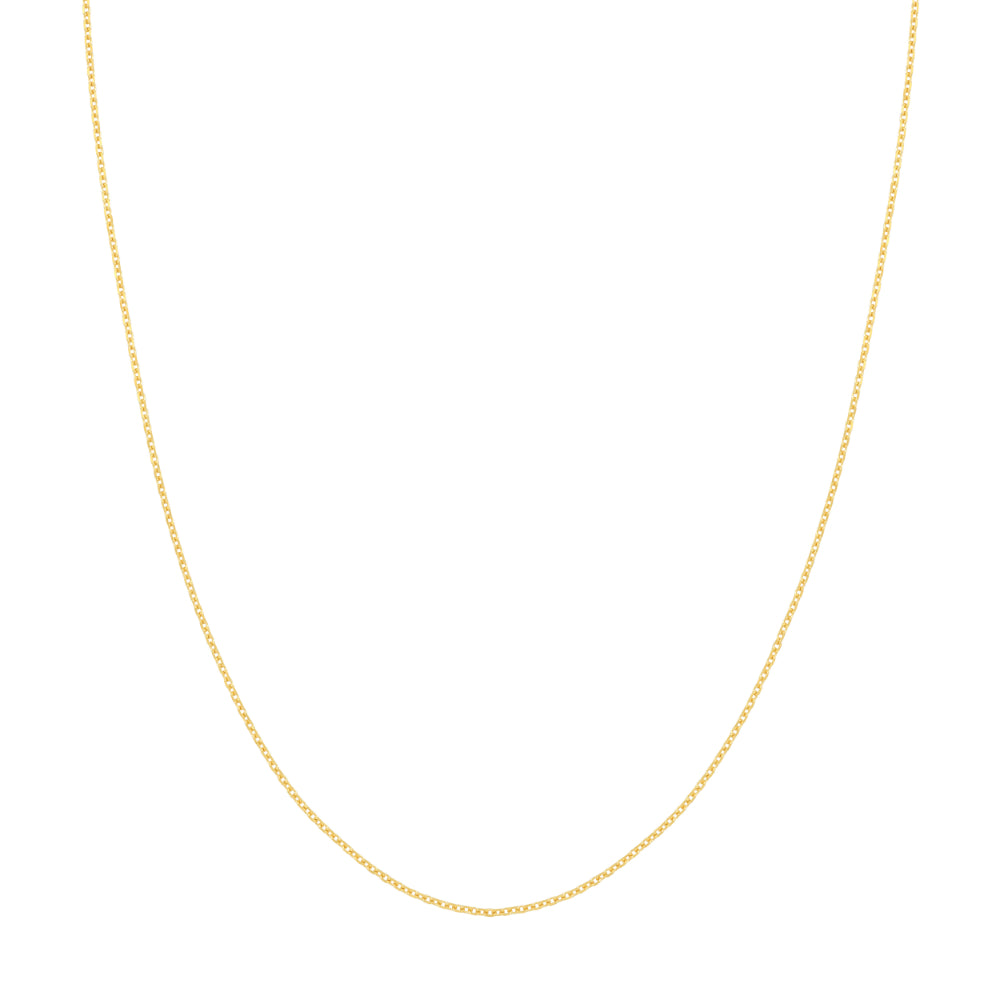 14Y 1.25mm Diamond-Cut Cable Chain 16"
