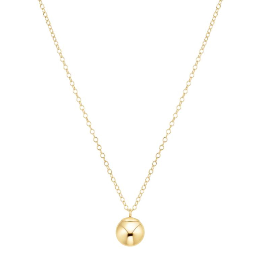 enewton 16" Necklace Gold - Classic Gold 10mm Charm
