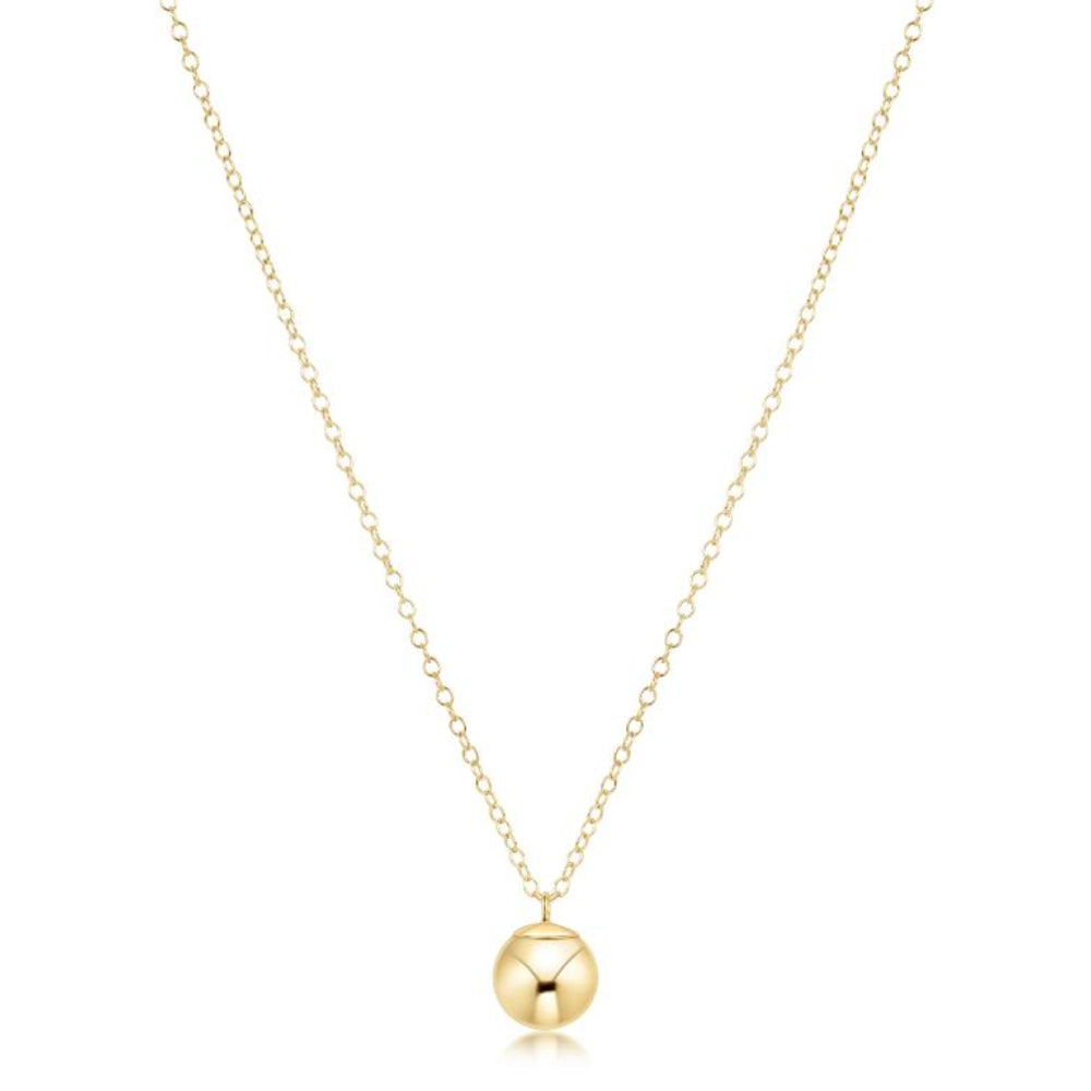 enewton 16" Necklace Gold - Classic Gold 8mm Charm