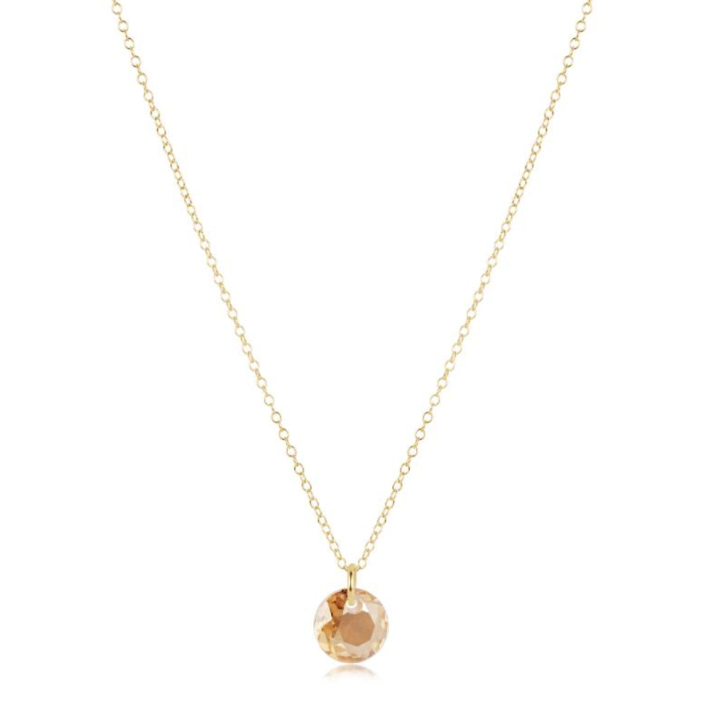 enewton 16" Necklace Gold - Reflection Small Charm - 11