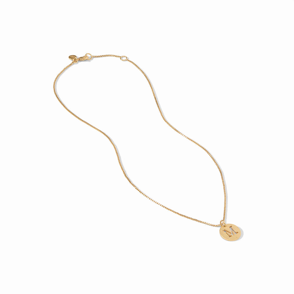 Julie Vos Delicate Monogram Necklace - A