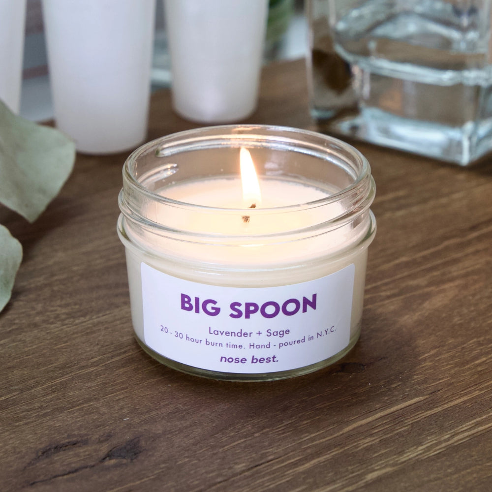 Big Spoon 4oz Soy Candle-Lavender & Sage
