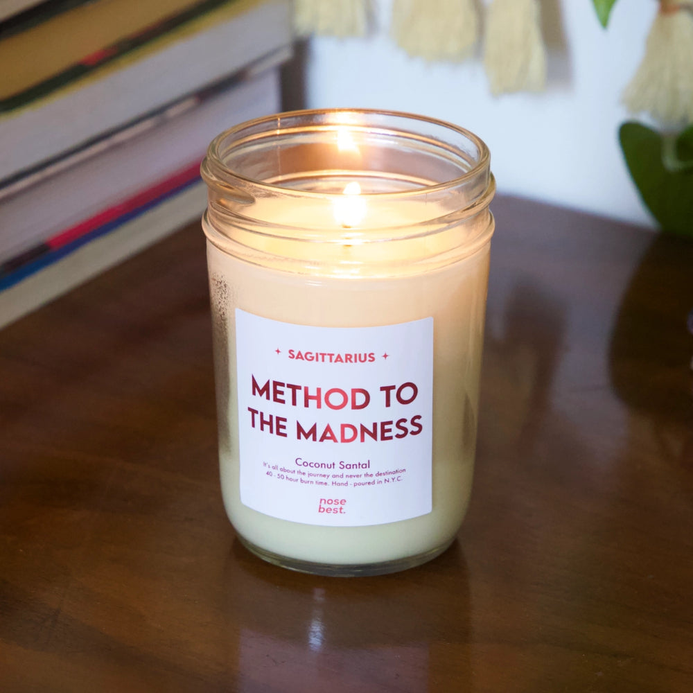 Sagittarius (Method To The Madness) 8oz Zodiac Soy Candle-Coconut Santal