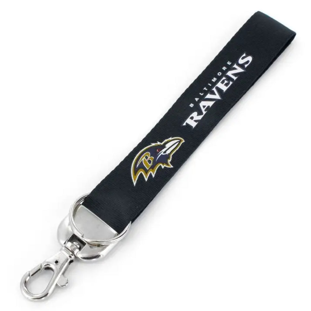 Aminco USA NFL Baltimore Ravens Deluxe Wristlet Keychain