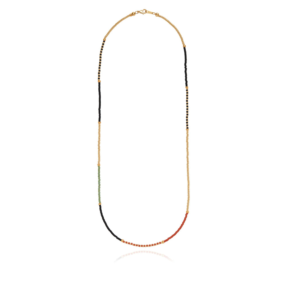 Anna Beck Rudo Beaded Necklace 16"