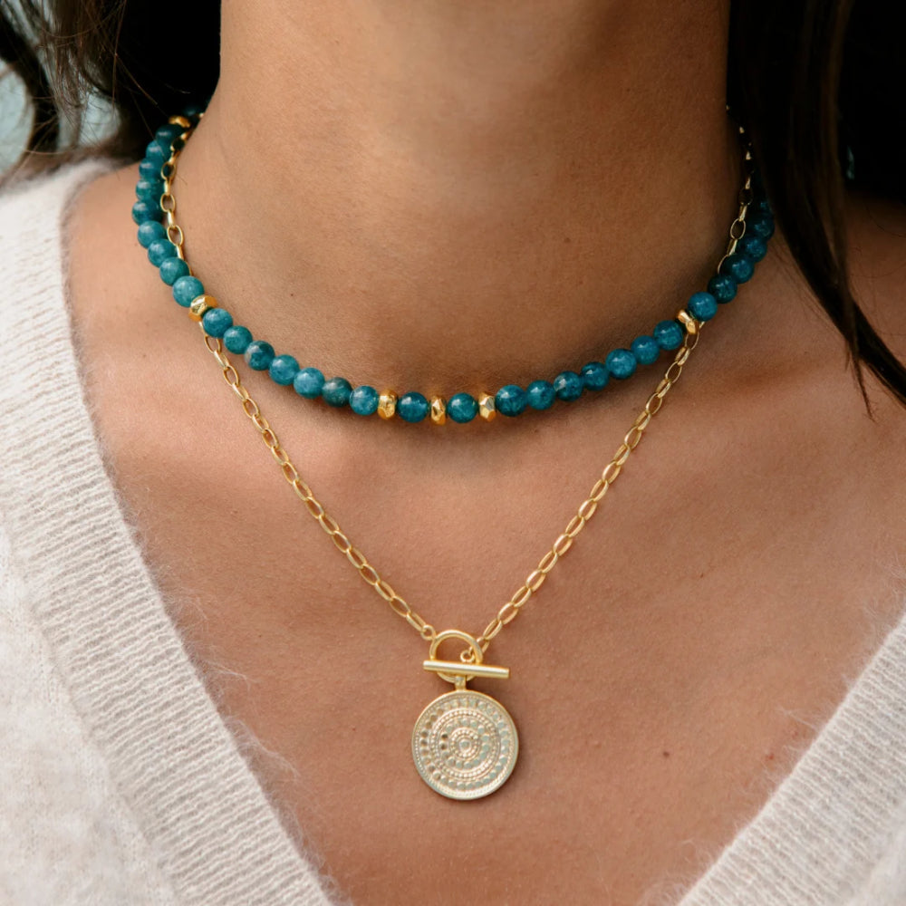 Anna Beck Apatite Beaded Necklace