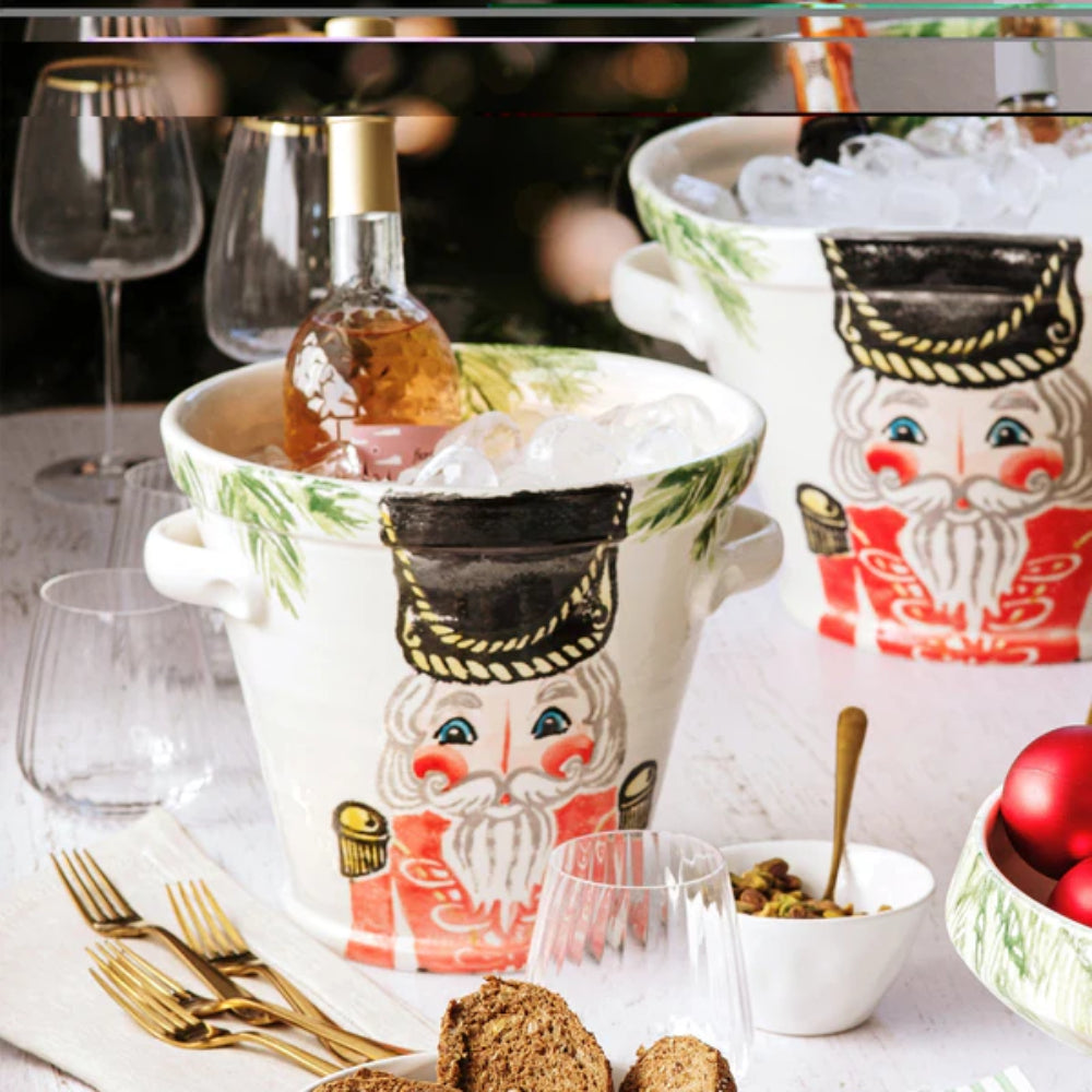 Vietri Nutcrackers Ice Bucket
