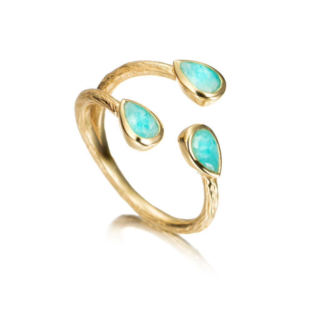 Jorge Revilla Sparkles Collection Amazonite Ring