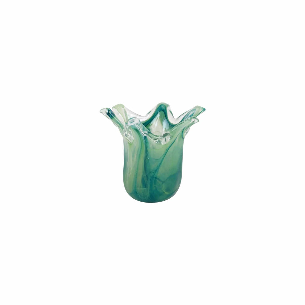 Vietri Onda Petite Glass Vase
