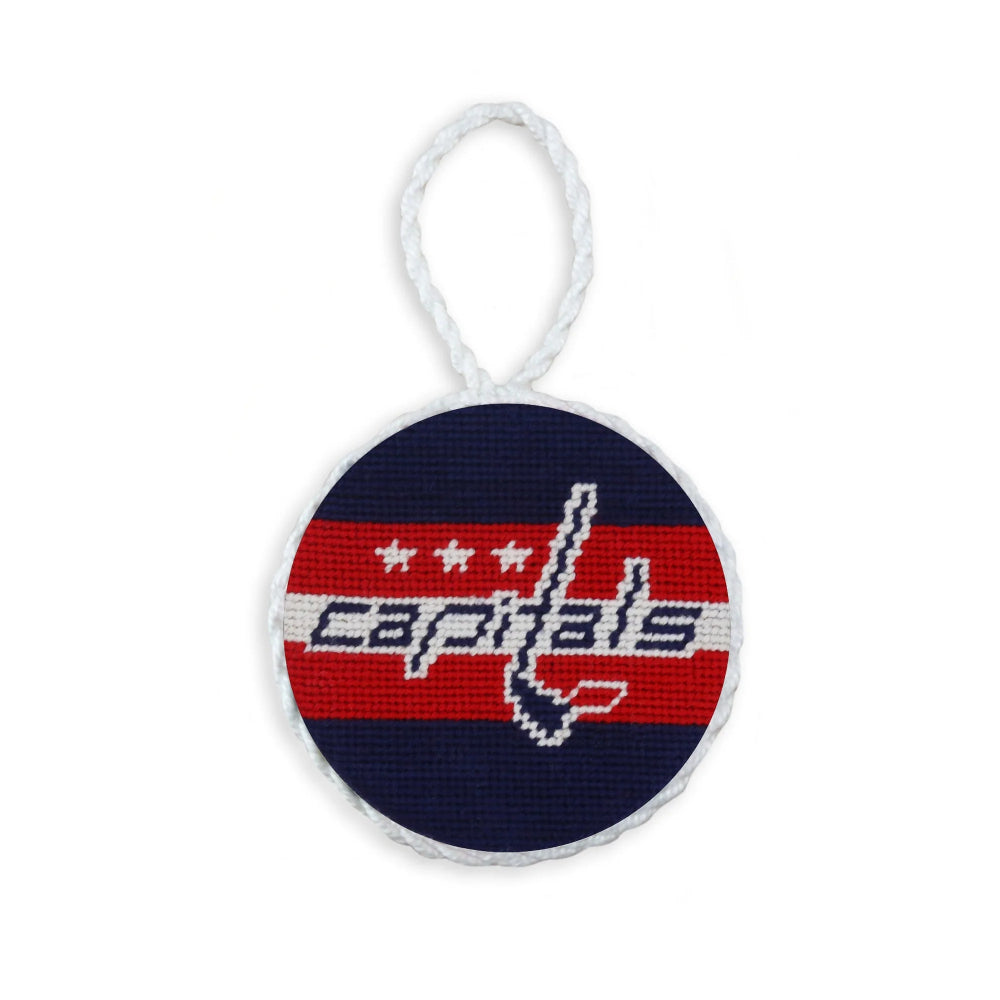Smathers & Branson Washington Capitals Ornament (Dark Navy - Jersey Stripes)