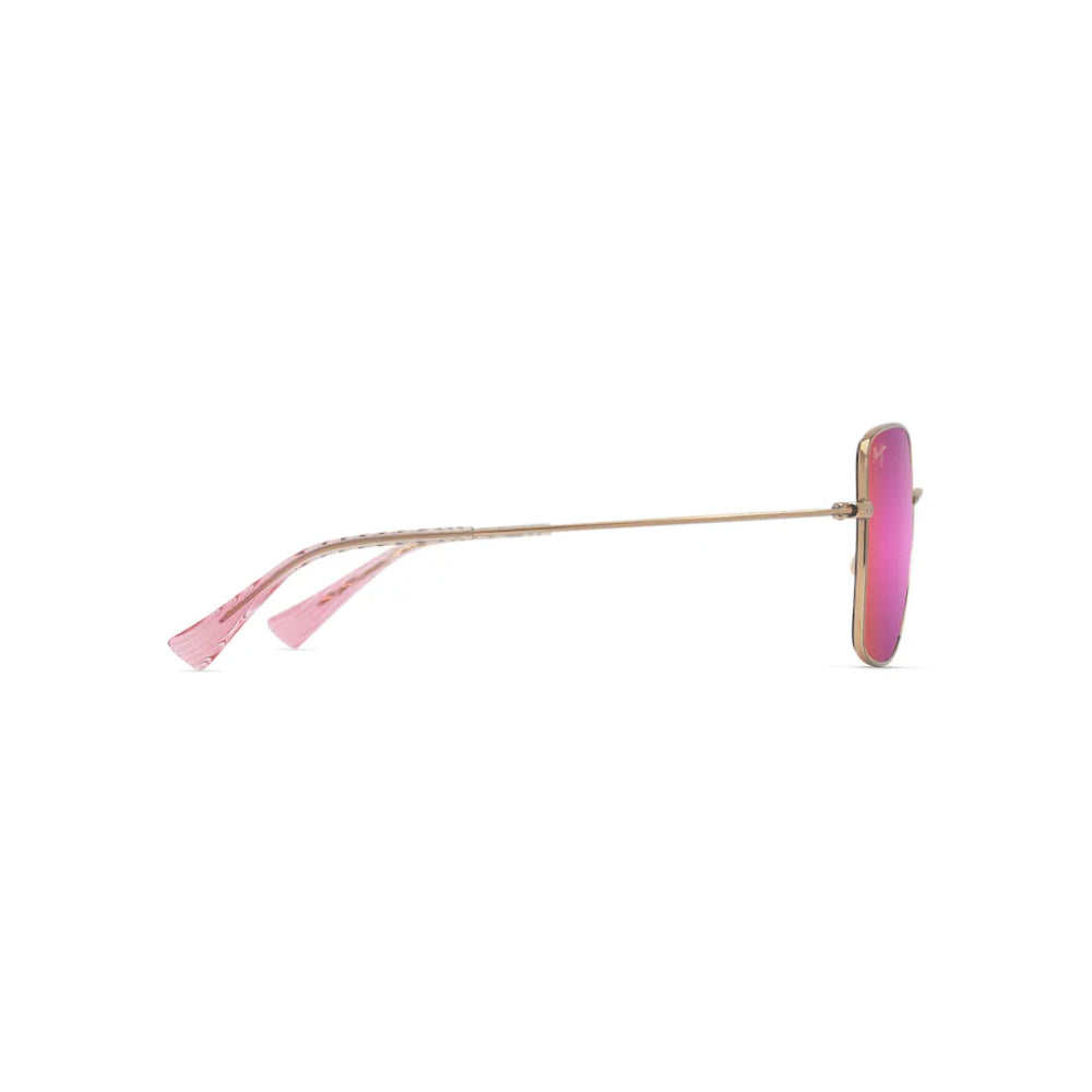 Maui Jim LIPINE Polarized Fashion Sunglasses - Shiny Rose Gold