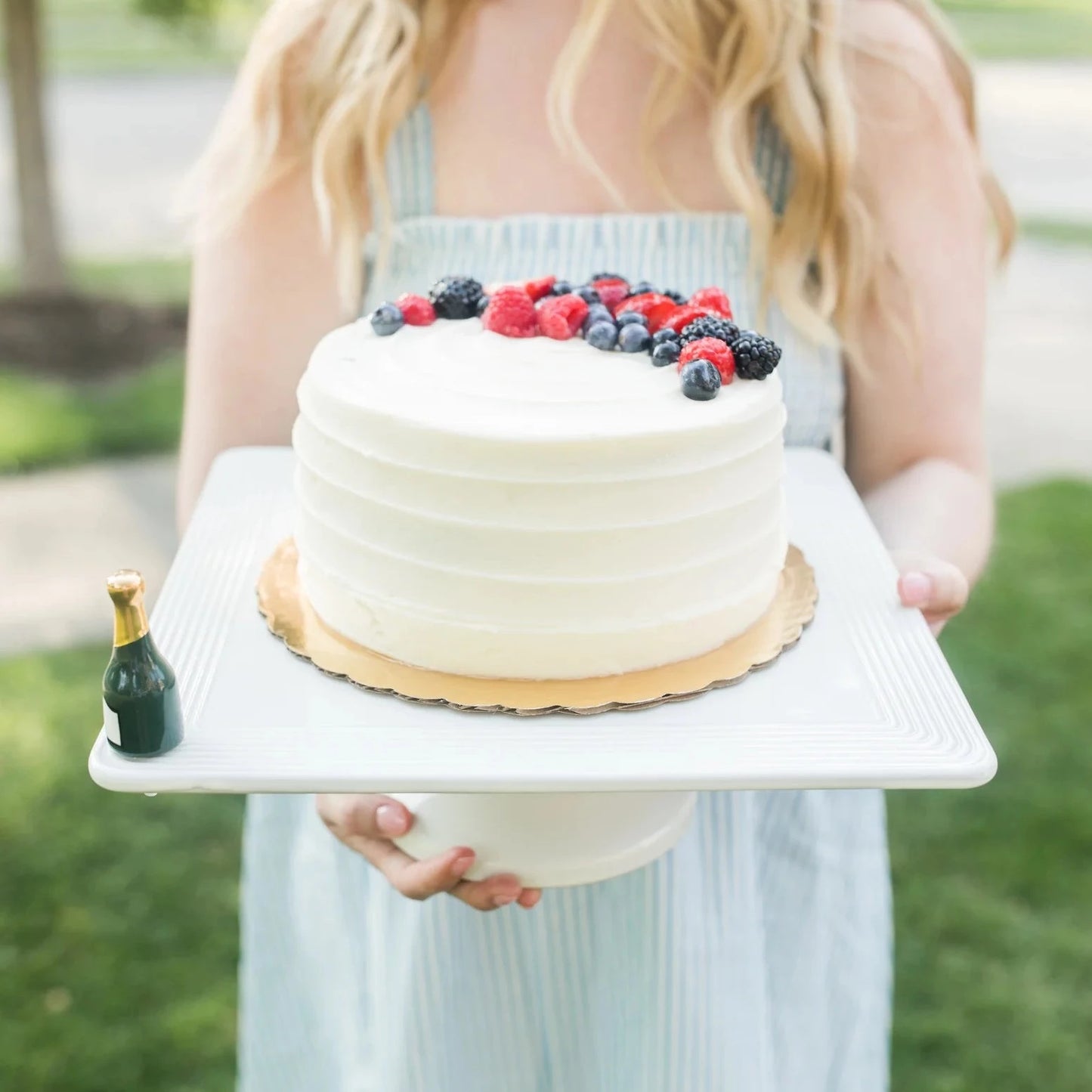 Nora Fleming Square Pedestal