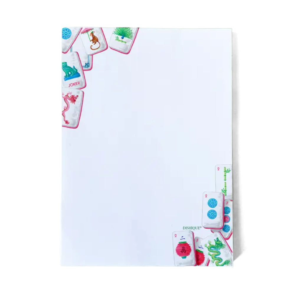 Dishique Mahjong Themed Notepad - 5"x7" 50pgs