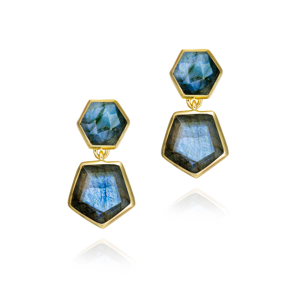 Jorge Revilla Atlas Collection Labradorite Drop Earrings