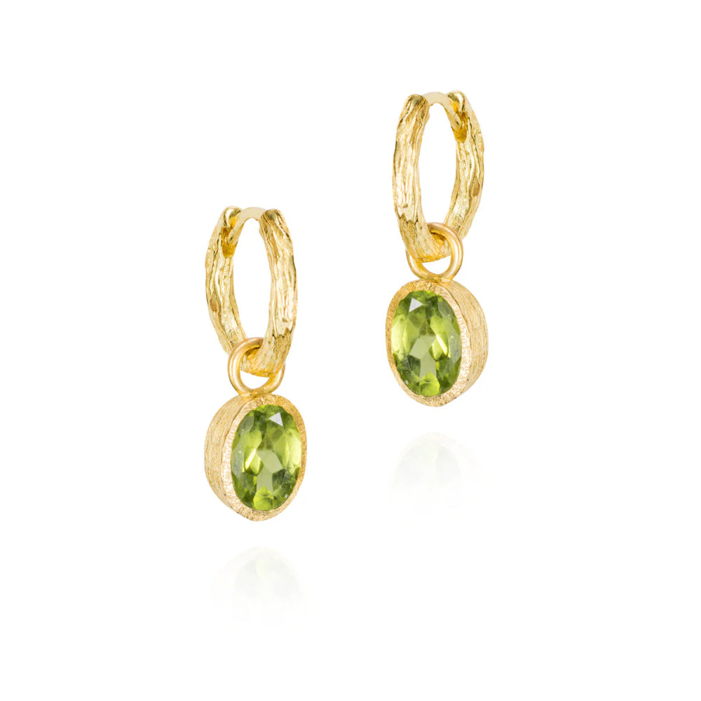 Jorge Revilla Zen Collection Peridot Drop Earrings