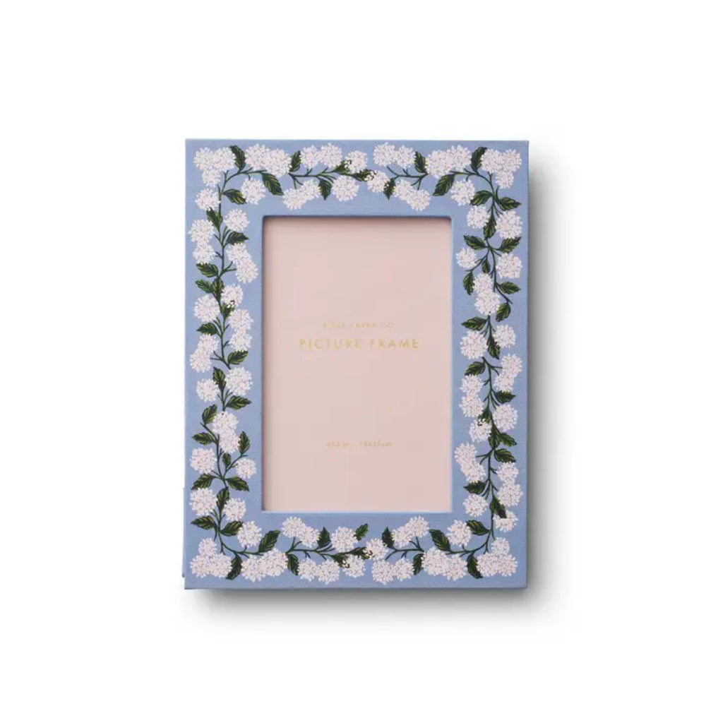 Rifle Paper Hydrangea Paper Wrapped Picture Frame