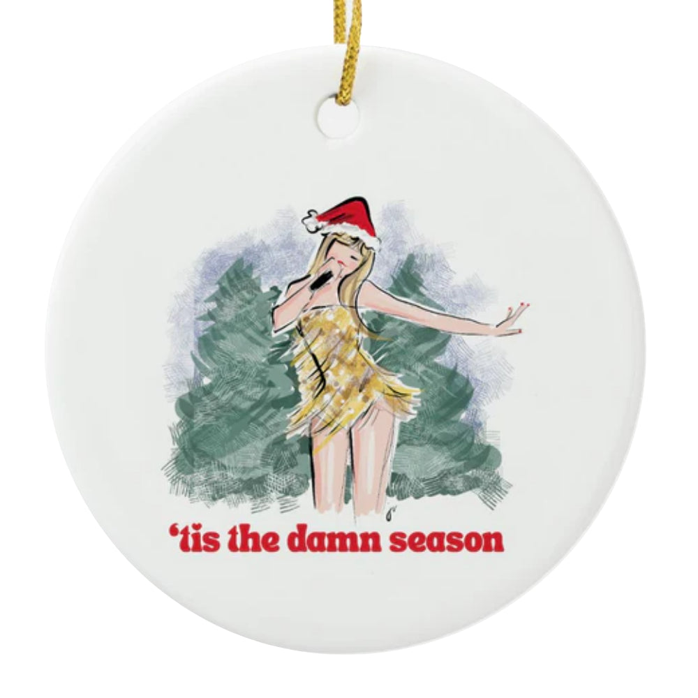Taylor Swift Tis The Damn Season Ornament