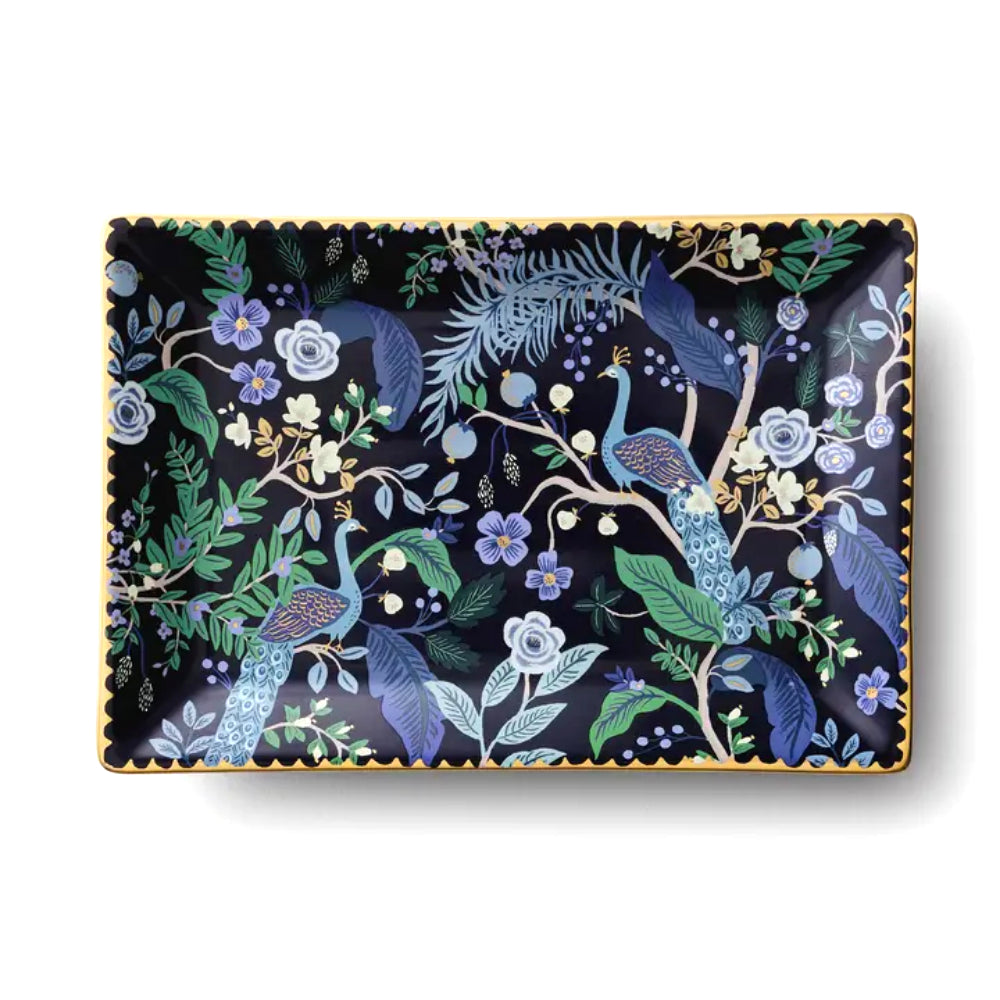 Rifle Paper Peacock Catchall Tray