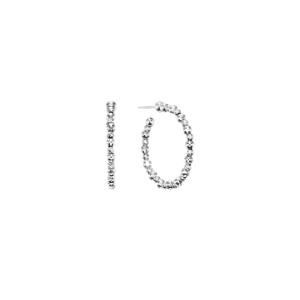 Platinum Born Small Limitless Hoop Earrings