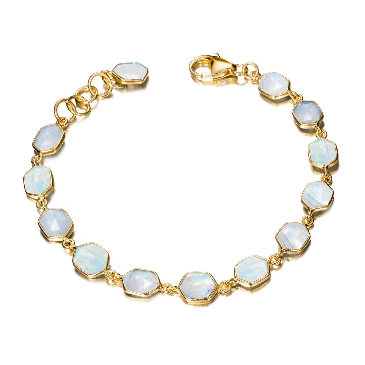 Jorge Revilla Geo Collection Rainbow Moonstone Bracelet